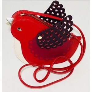 Kate Spade Women’s Red Ohh La La Bird Crossbody